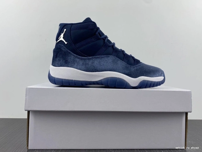 Rep Midnight Jordan AR0715-441 Air Navy Velvet WMNS 11 0814